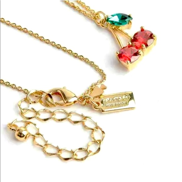 kate spade new york Ma Cherie Cherry Mini Pendant Necklace - Picture 4 of 8